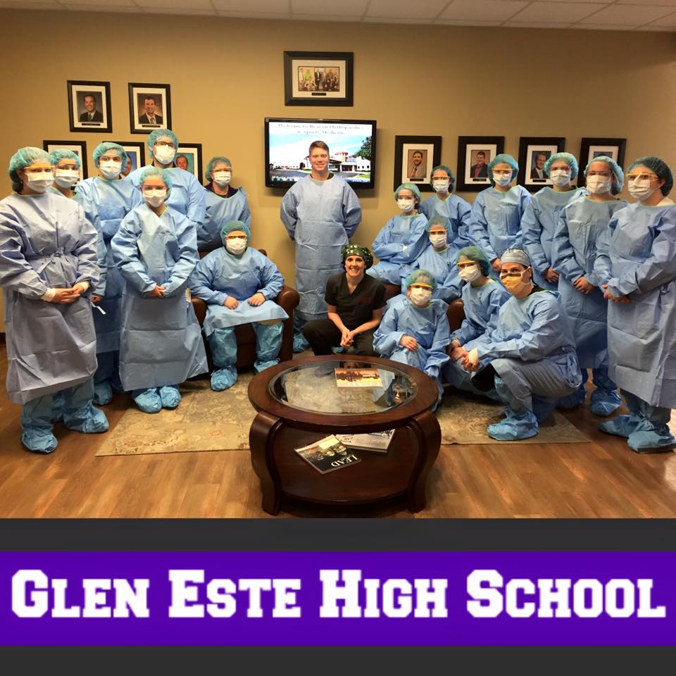 Glen McClung, M.D. with Staff. View Image1